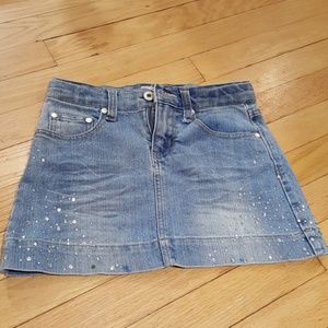 Jean Skirt w/jewels